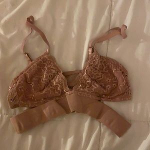 Dusty Rose Charlotte Russe Bralette